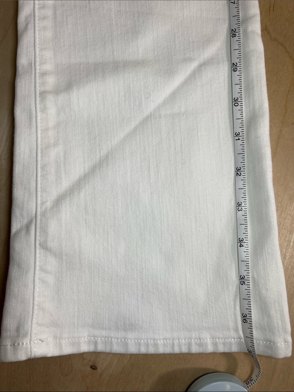 Madewell White Mid-Rise Kick Out Jeans size 24 - Picture 9 of 9